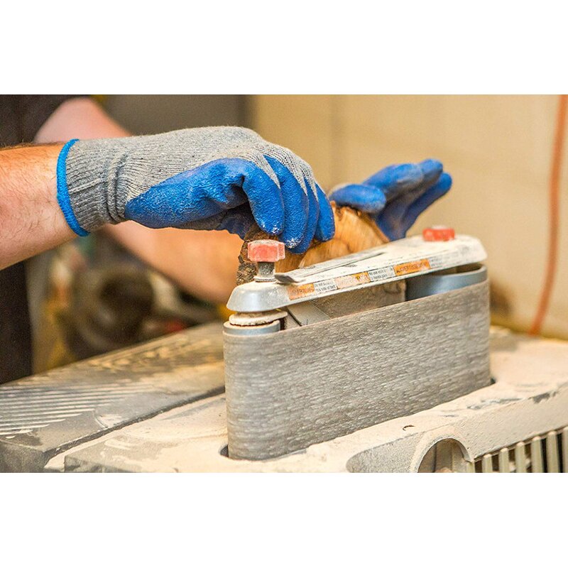 Cotton Latex Work Gloves Manufacturer - Wholesale 10 Gauge Safety Wood Working Fishing Garden Grip Power Construction