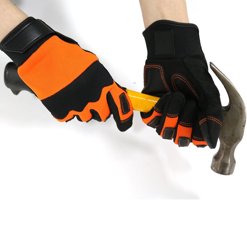 Auto Mechanic Work Safety Gloves Manufacturer - XL for Belaying and Abseiling Best Crack Climbing Rappelling Black