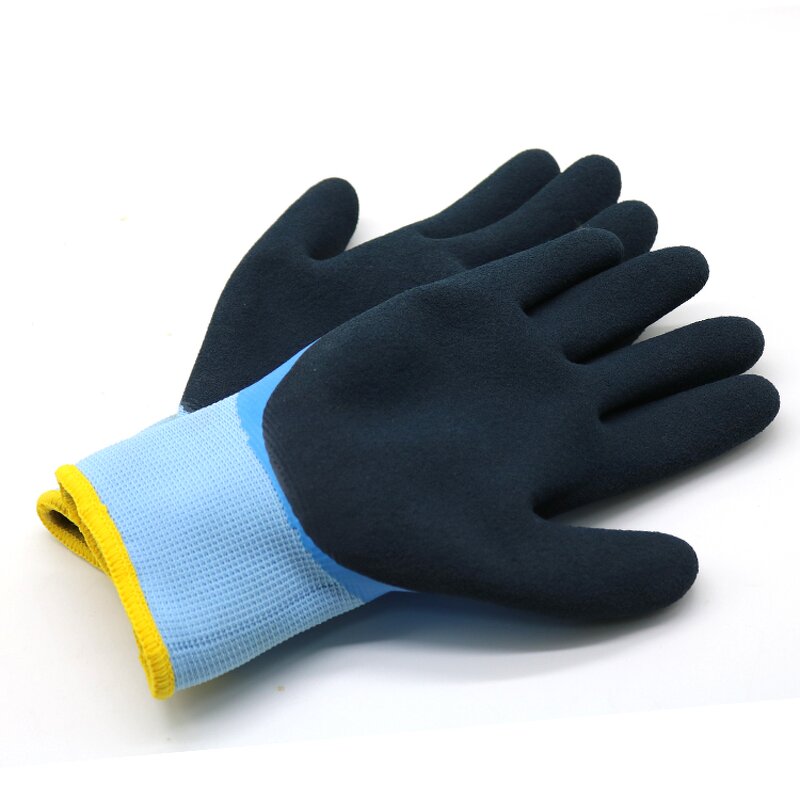 Cold Resistant Latex Work Gloves Manufacturer - Anti Freezer Low Temperature Acrylic Liner Coating Winter Freezer