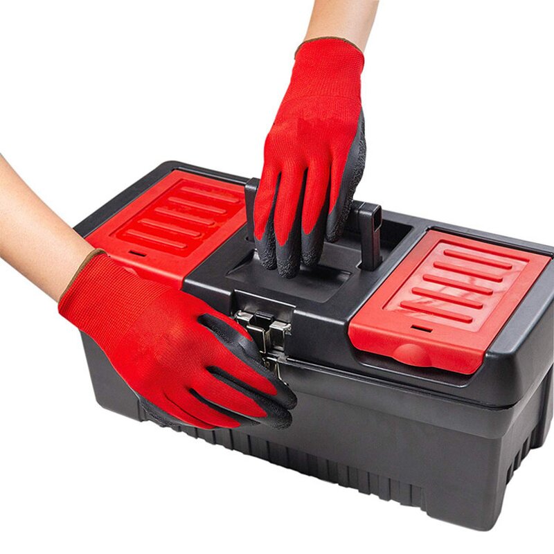 Latex Rubber Hand Gloves Manufacturer - Industrial Sharp Components Guante De Planta for Light Metals Handling