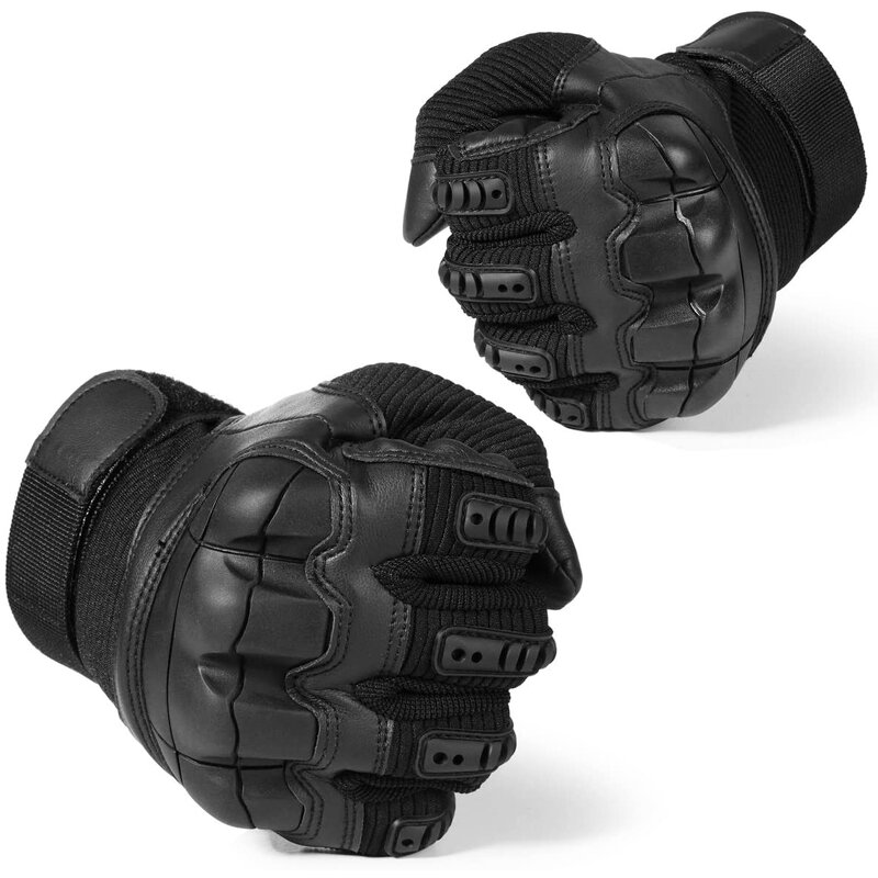 Hard Knuckle Climbing Gloves Manufacturer - Outdoor Shooting Combat Full Finger Men Guantes Para Montar En Moto