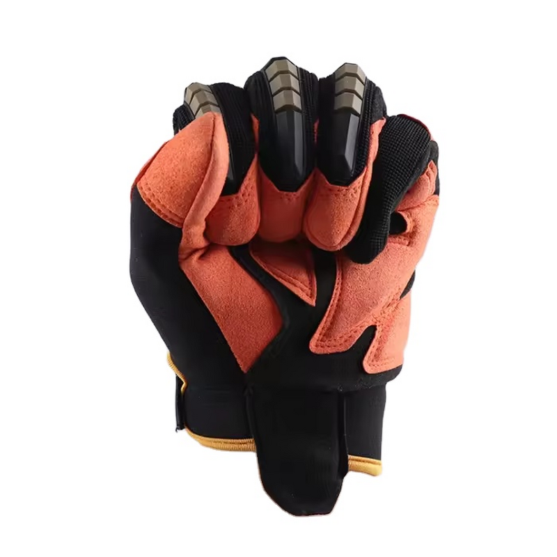 Anti Vibration Mechanic Work Gloves Manufacturer - Safety Custom Hand Tools Impact Synthetic Leather Safety Hand