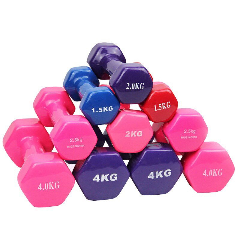 Hexagon Dumbbells Manufacturer - Colored Neoprene Coated Hand Weights Sets Exercise Fitness for Home Gym Strength Training