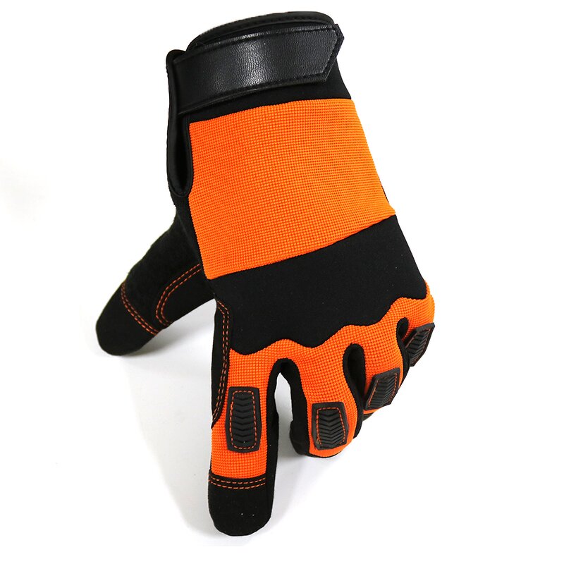 Auto Mechanic Work Safety Gloves Manufacturer - XL for Belaying and Abseiling Best Crack Climbing Rappelling Black