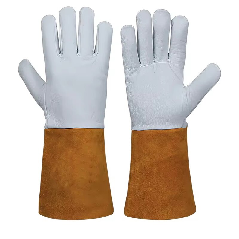 Cowhide Safety Gardening Gloves Manufacturer - Thorn Proof Heavy Duty Work Goat Leather Welding