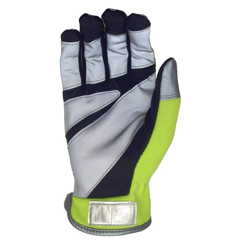 Reflective Safety Work Mechanic Gloves Manufacturer - High Visibility Traffic Anti-Vibration Impact Custom Logo Breathable