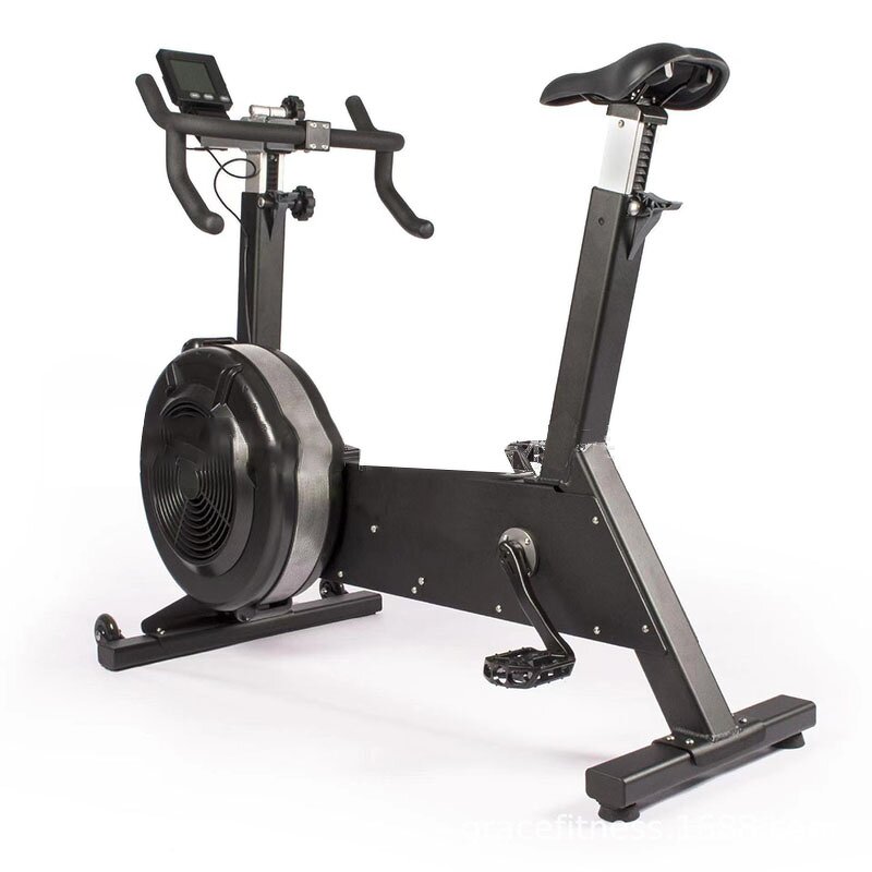 Magnetic Stationary Bike Manufacturer - Smart APP Supported Indoor Wind Resistance Fitness with Tablet Mount & Comfortable Seat