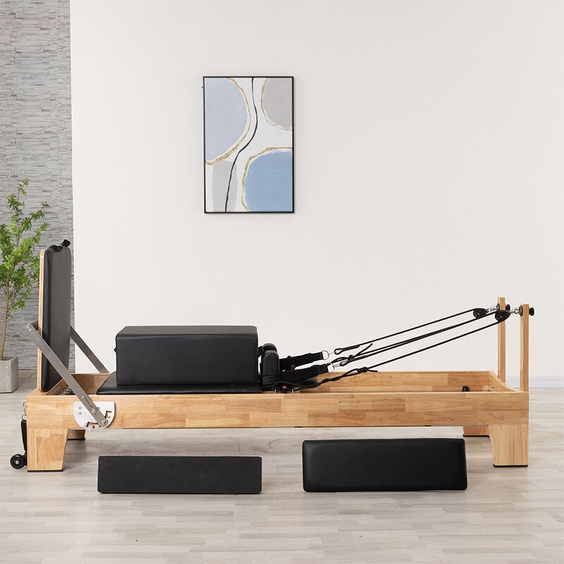 Pilates Reformer Machine Manufacturer - Customized Home Gym Yoga Training Beech Bed Exercise Equipment