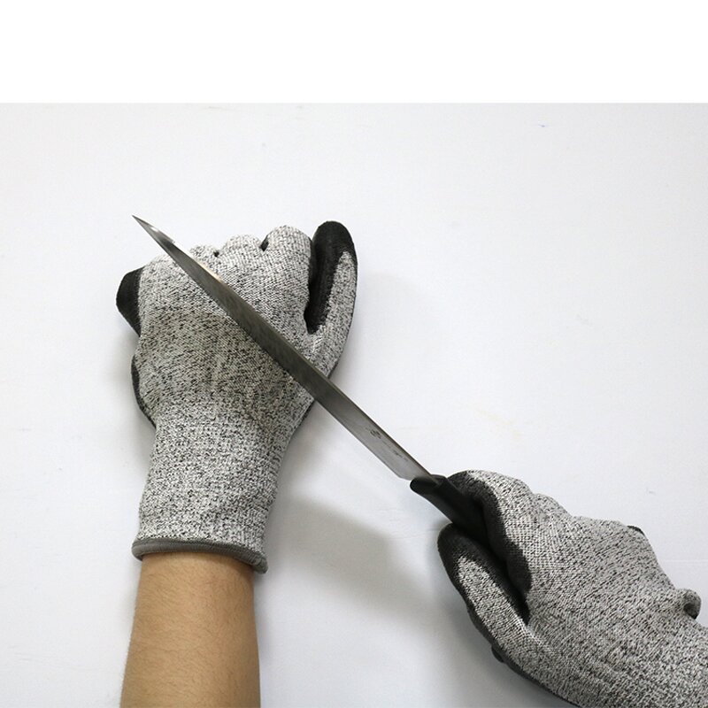 Cut Resistant Anti-cut Gloves Manufacturer - Level 5 PU Coated Industrial Safety Work