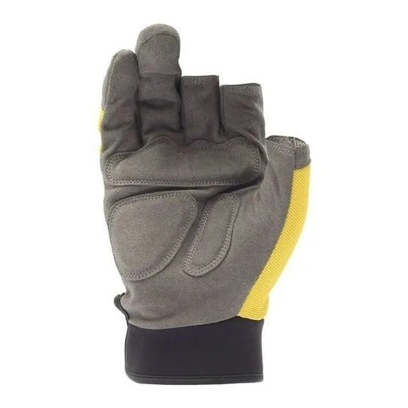 Anti Vibration Carpenter Gloves Manufacturer - High Dexterity 3 Fingerless Work Safety