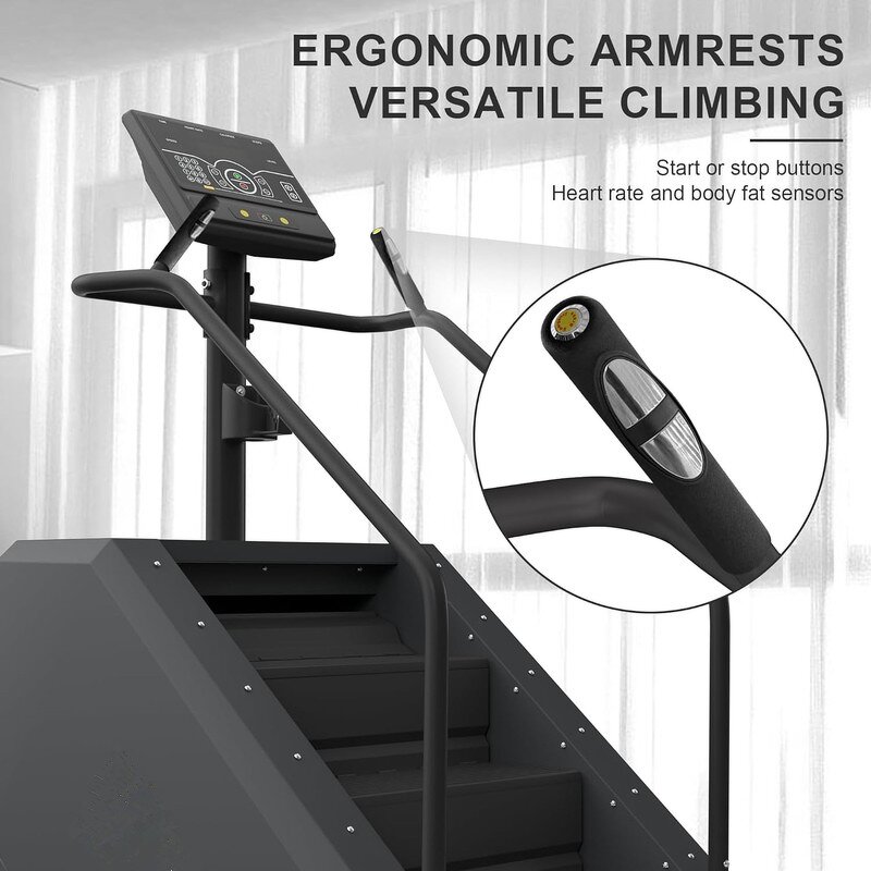 Vertical Climber Machine Manufacturer - Electric Hand Truck Stair Climber Commercial Gym Use Workout Stepper