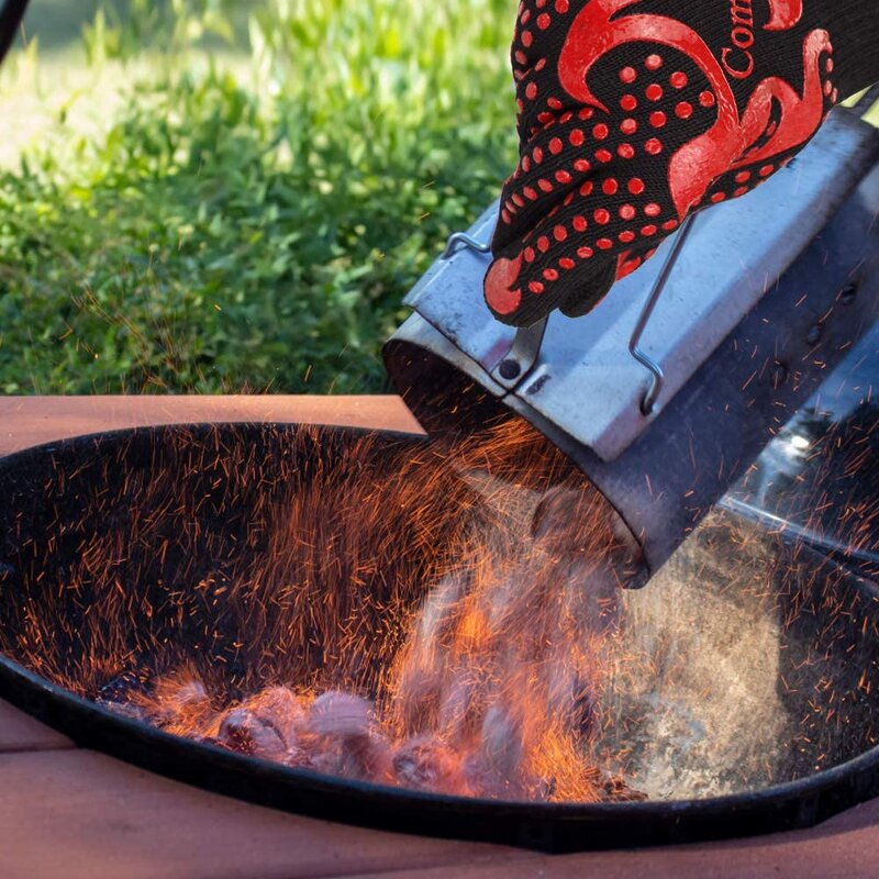 Silicone Oven Mitts Manufacturer - BBQ Grill Washable Long Extreme Hot Proof for Kitchen Cooking Baking