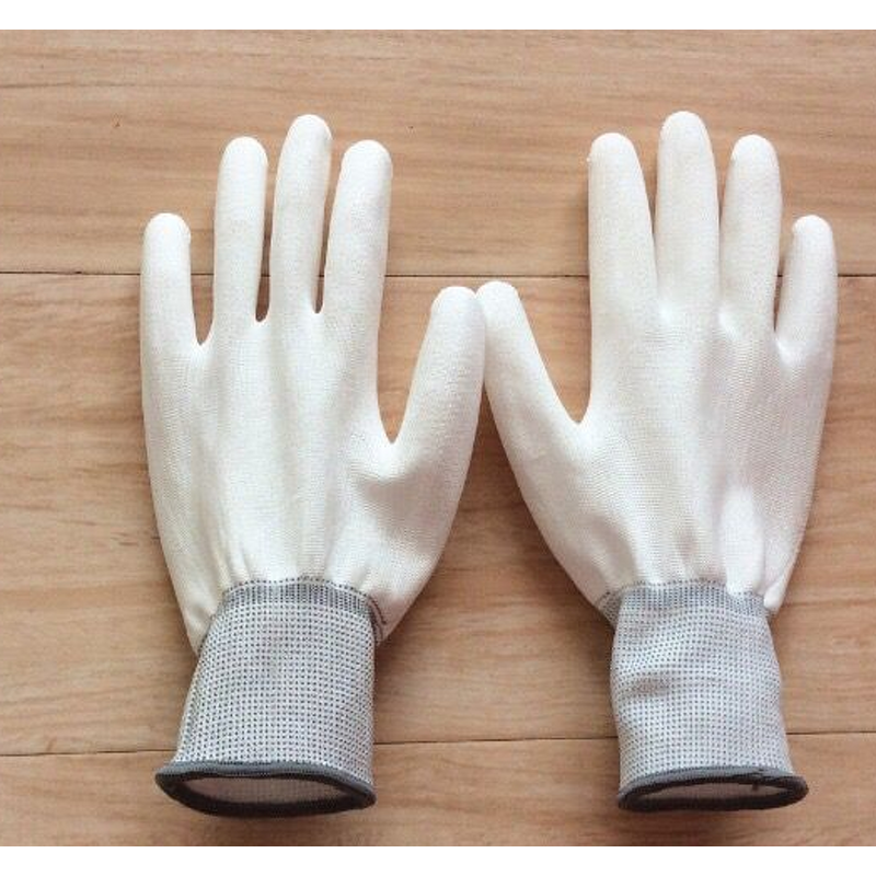 Breathable Metal Detecting Gloves Manufacturer - HY PU Palm Coated Finger Sensitivity