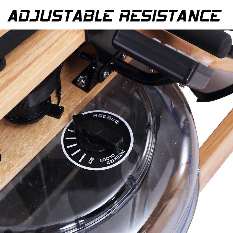 Water Rowing Machine Manufacturer - Wooden Indoor Foldable Sliding Seat Rower for Home Use & Commercial Folding