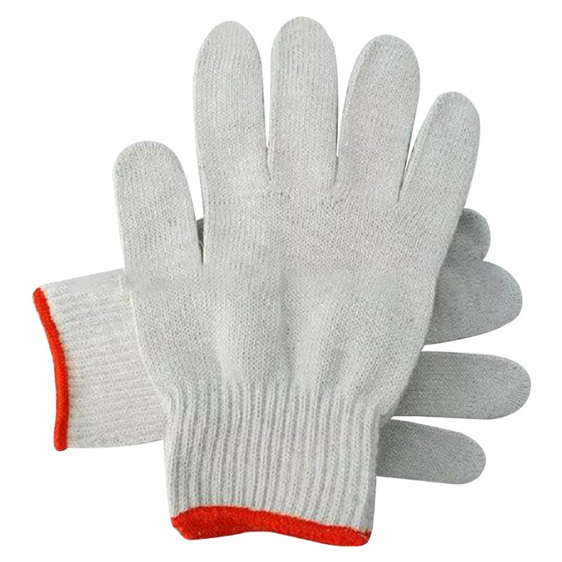 Cotton Work Gloves Manufacturer - Good Price High Quality White 100% Labor Protection Warm Industrial