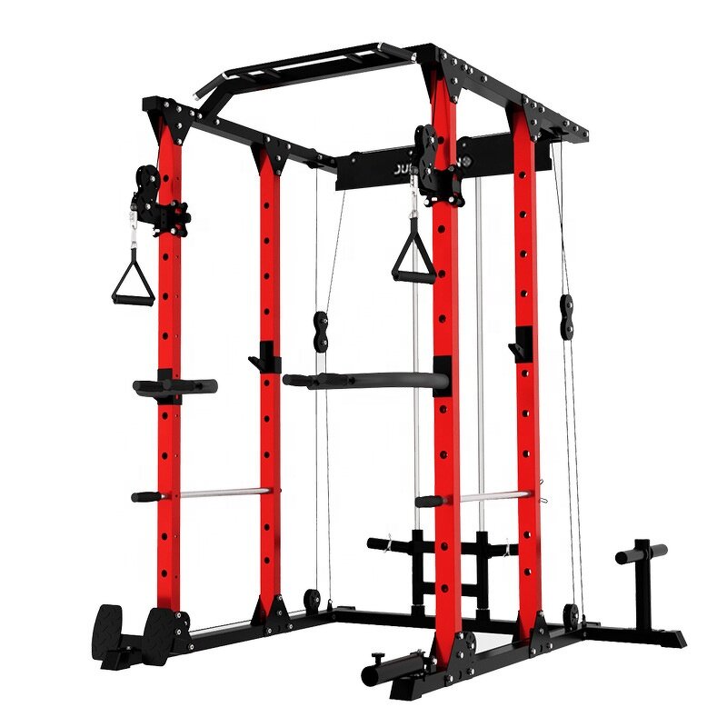 Power Rack Cage Smith Machine Manufacturer - Multi-Functional Trainer Squat Rack for Home Use Fitness Equipment