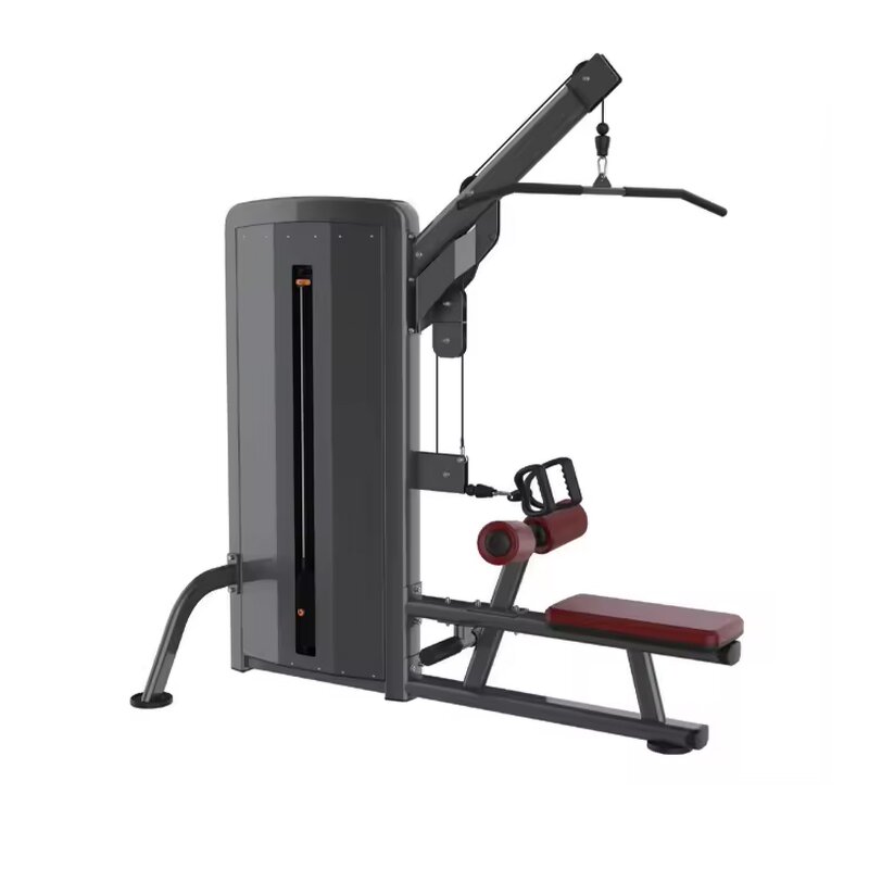 Lat Pull Down Machine Manufacturer - Adjustable Heavy Duty Stack Loaded Row Cable with High and Low Pulley Station