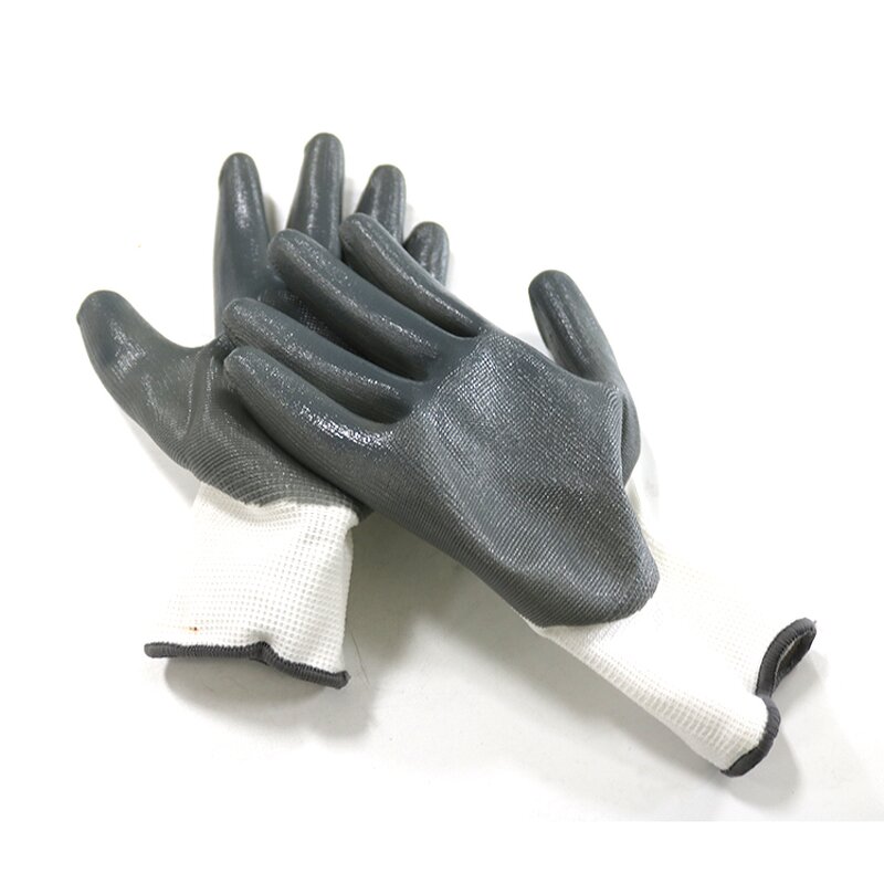 Nitrile Coated Work Gloves Manufacturer - ZM 13G Smooth Anti-oil Working
