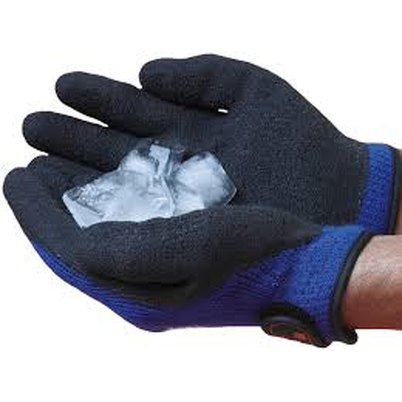 Sandy Nitrile Dipped Winter Work Gloves Manufacturer - Thermal Grip 3/4 Anti Cold for Construction