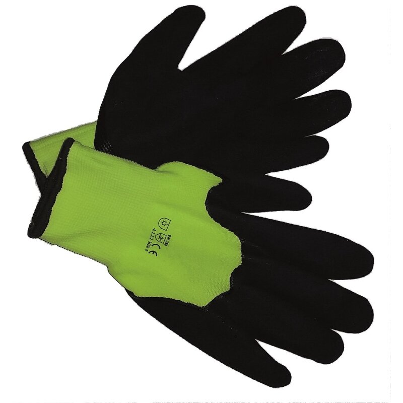 Sandy Nitrile Dipped Winter Work Gloves Manufacturer - Thermal Grip 3/4 Anti Cold for Construction