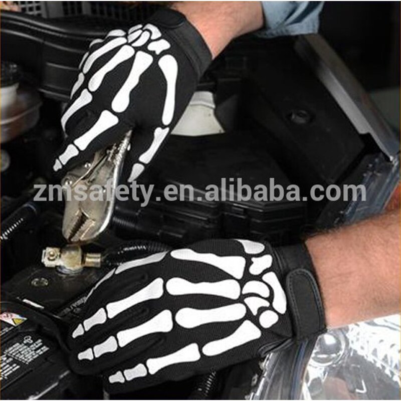 Skeleton Mechanics Work Gloves Manufacturer - Fashion Design Bones