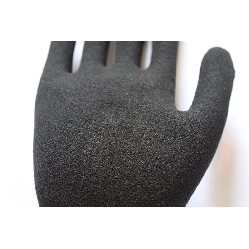 Nylon Spandex Work Gloves Manufacturer - ZMSAFETY 15 Gauge Wrapped PU Palm Coated Safety Working Maxiflex Ultimate