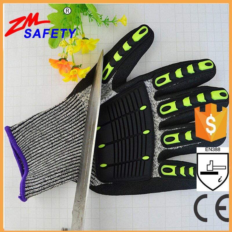 Sandy Nitrile TPR Anti-Cutting Gloves Manufacturer - High Quality Resistant Mining