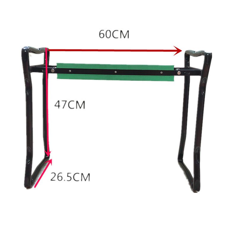 Garden Stool with Tool Bags Manufacturer - Heavy Duty Durable Large Gardening with Pockets Foldable Kneeler Portable Bench