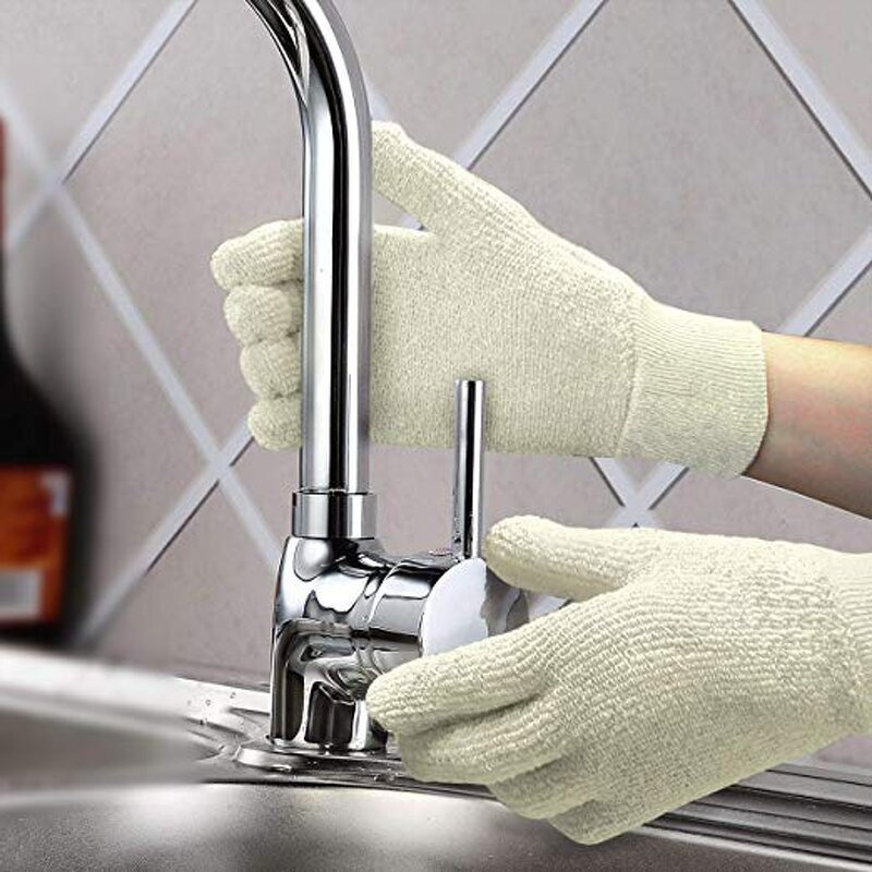 Terry Cloth Gloves Manufacturer - Seamless Plush Fabric for Bakers Comfortable Durable Heat Resistant Heavy Weight with Knit Wrist