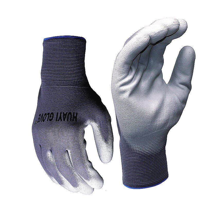 Nylon PU Coated Work Gloves Manufacturer - EN388 4131 Safety Gants De Travail Gants De Securite China Gloves