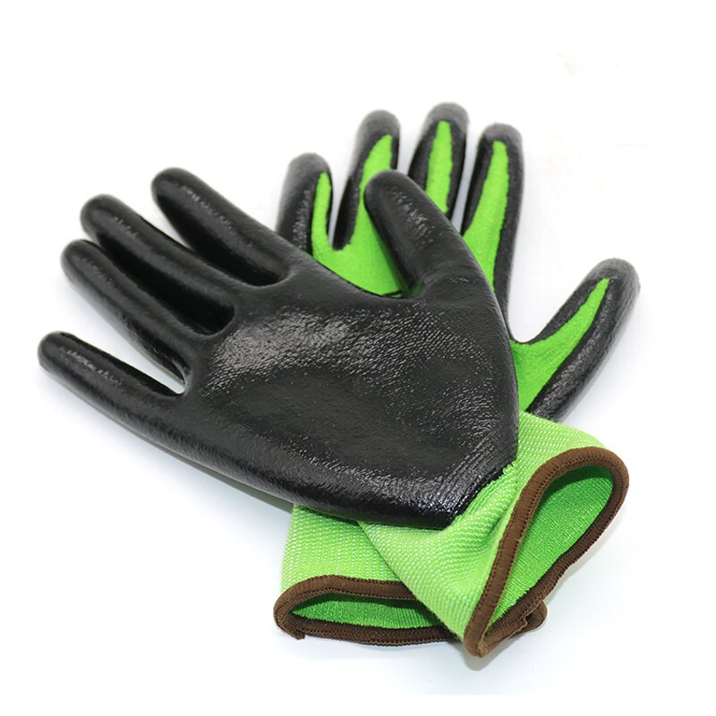 Bamboo Fiber Gardening Gloves Manufacturer - Cool Smooth Nitrile Earth-friendly Horticulture Work for Planting Restoration