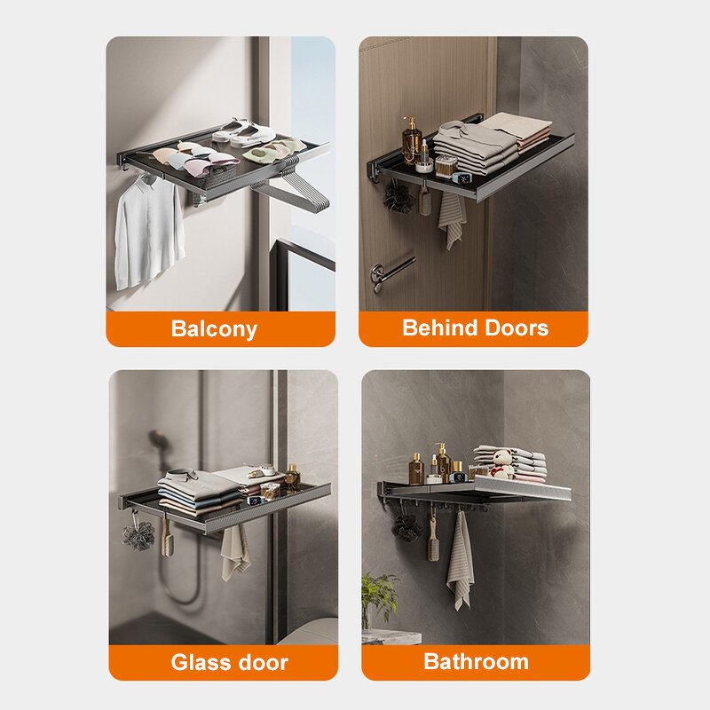 Foldable Wall Drying Rack Manufacturer - Wholesale Clothes Hanger Net Garment with Hook