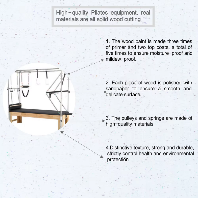 Cadillac Pilates Reformer Manufacturer - Commercial Home Gym Yoga Machine Pilates Bed Yoga Training Equipment