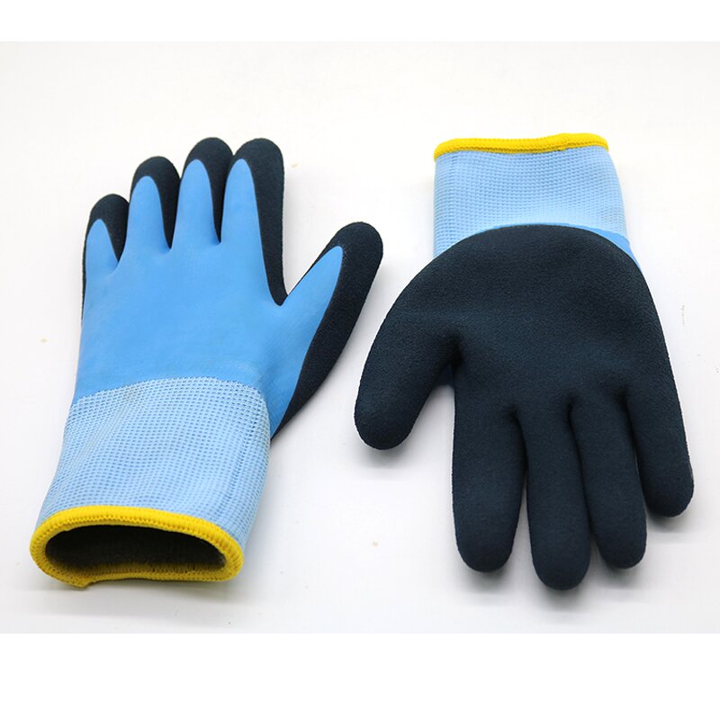 Cold Resistant Latex Work Gloves Manufacturer - Anti Freezer Low Temperature Acrylic Liner Coating Winter Freezer