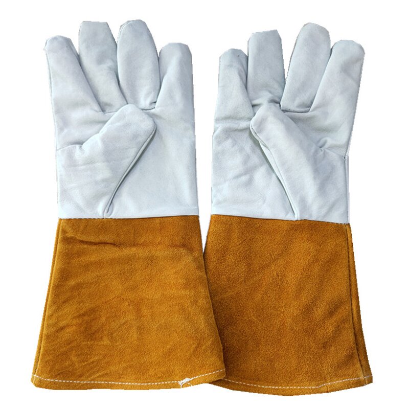 Cowhide Safety Gardening Gloves Manufacturer - Thorn Proof Heavy Duty Work Goat Leather Welding