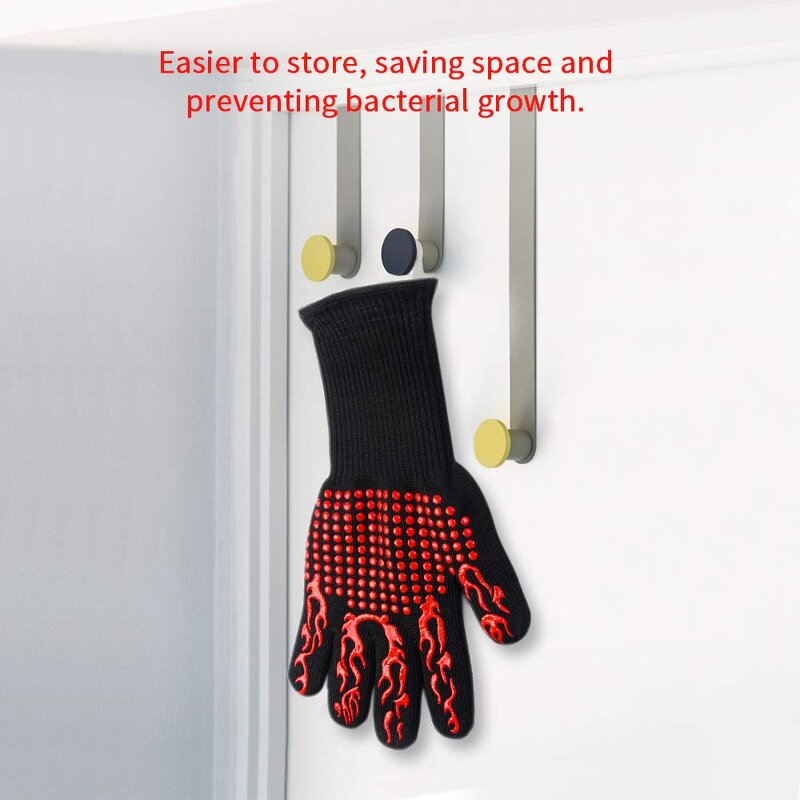 Oven Mitt Gloves Manufacturer - Heat Resistant Fireproof Microwave Heated BBQ 14 Grill Kitchen Everyday Extra Long Cuff Silicone