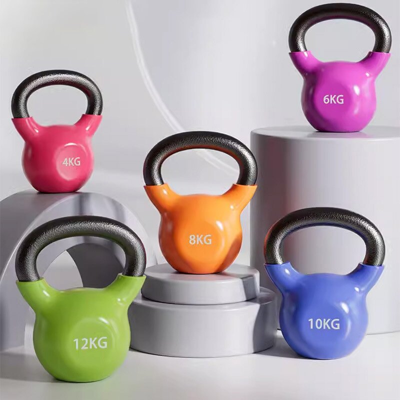 Kettlebell Manufacturer - Gym Fitness Competition Full Body Workout Equipment Push-up Strength Training Vinyl Coated Cast Iron