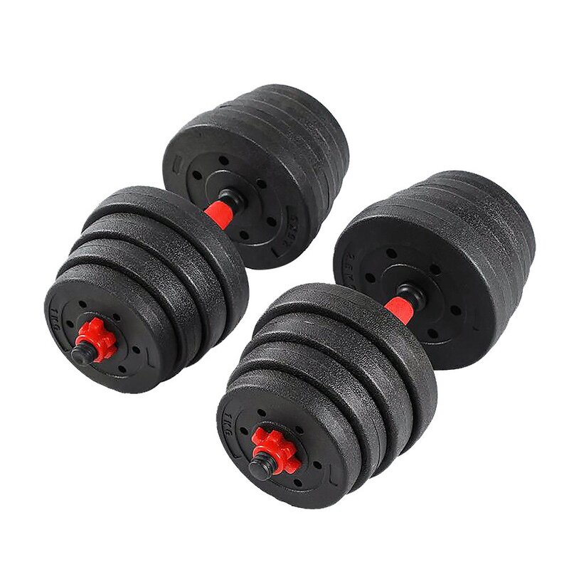 Adjustable Dumbbell Sets Manufacturer - Gym Equipment 10-40KG Fitness Body Building Cement Strength Training for Men Women