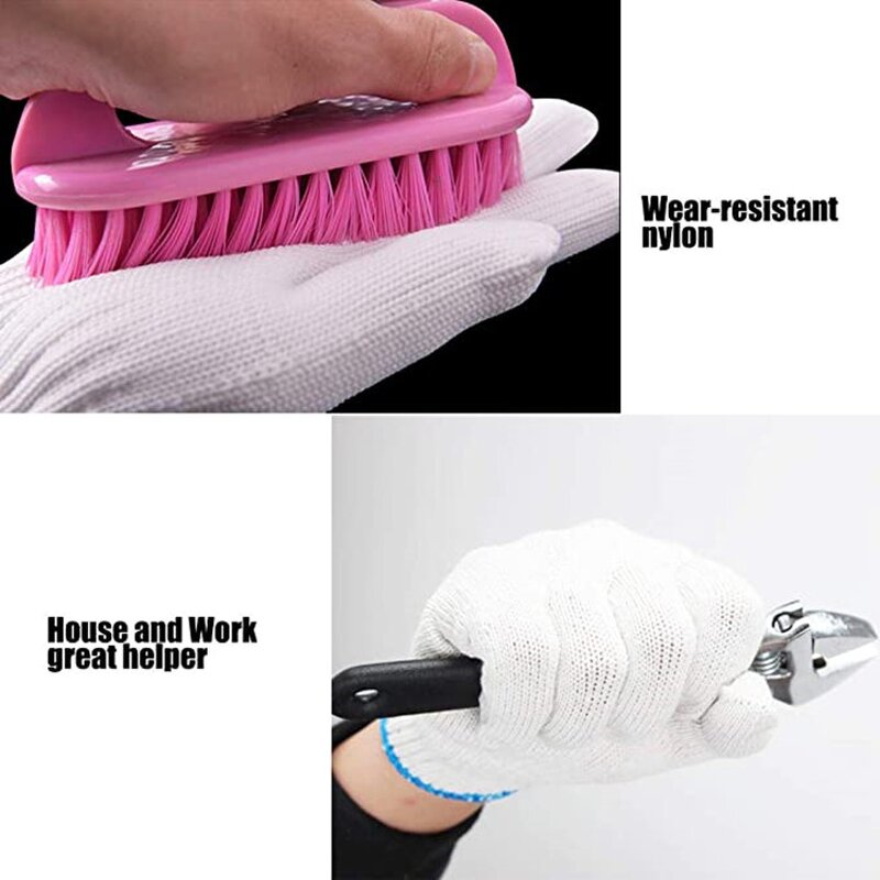 Cotton Work Gloves Manufacturer - Good Price High Quality White 100% Labor Protection Warm Industrial