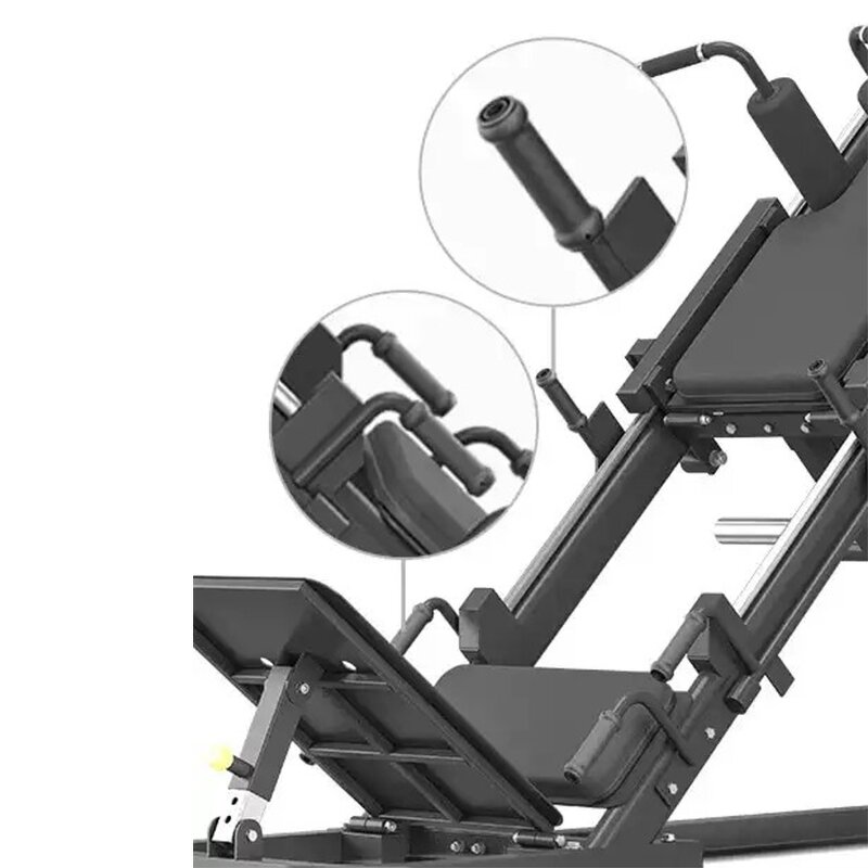 Leg Press Machine Manufacturer - Gym Equipment Seated Hip Leg Strength Training Reverse Pedal Dual Function Squat