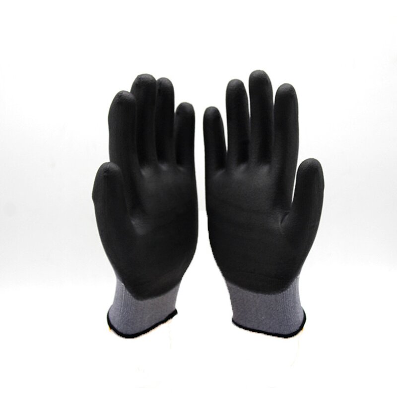 Foam Nitrile Work Gloves Manufacturer - Factory Wholesale Lightweight Industrial Safety 15 Gauge Nylon Spandex Palm Coated Breathable