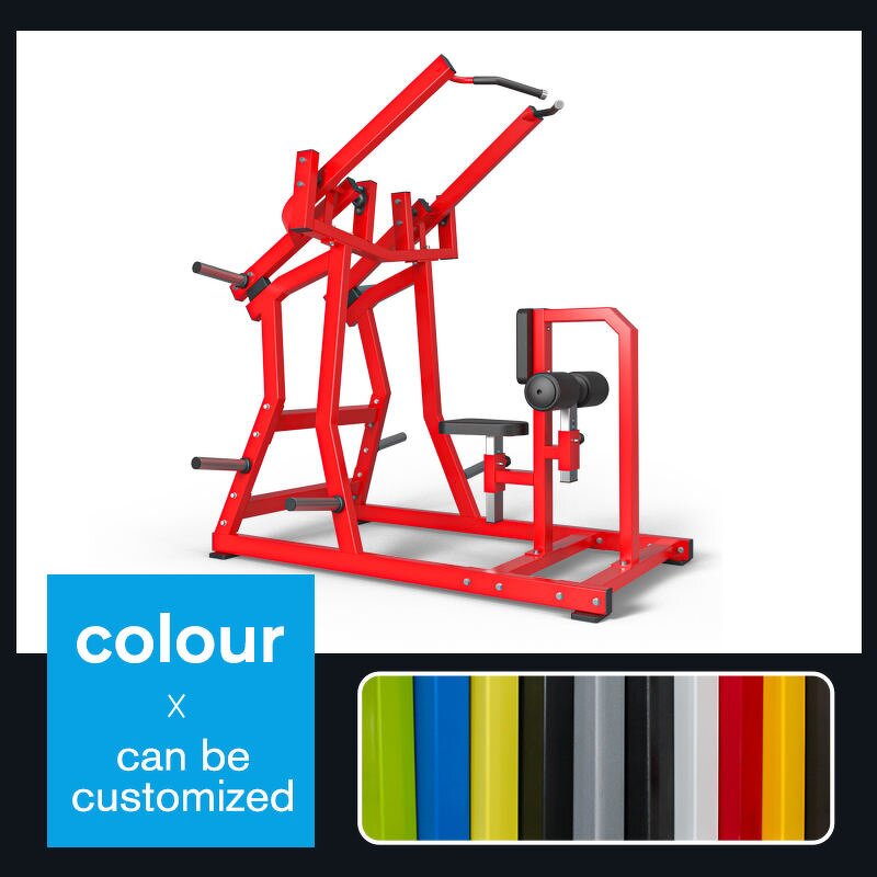 Seated High Row Machine Manufacturer - Professional Gym Strength Equipment Plate Loaded Sitting High Pull Back Stretching