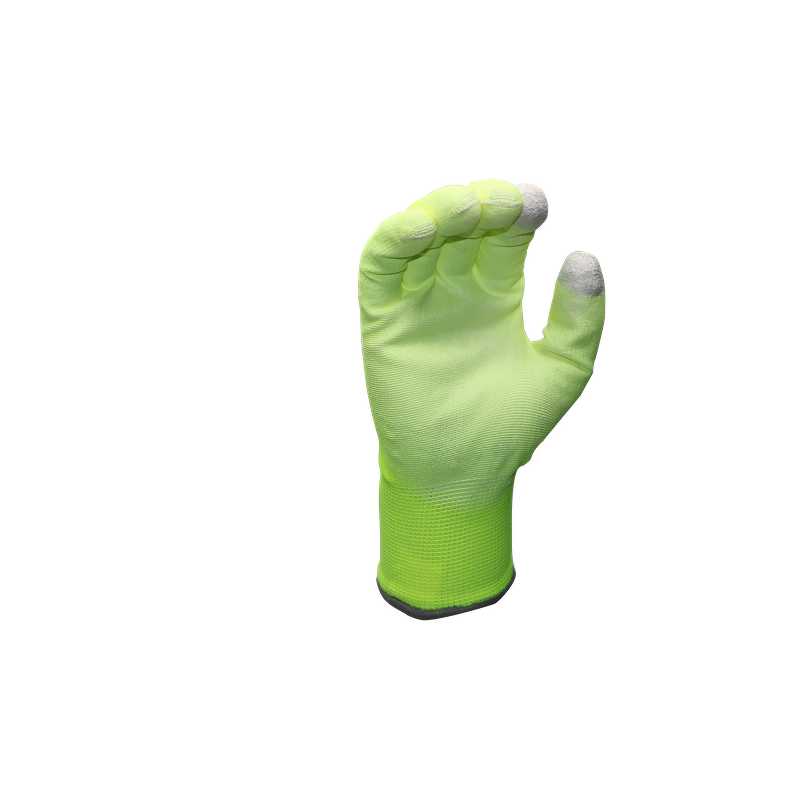 Seamless Knitted Work Gloves Manufacturer - Customized Body Guard Safety Gear Touchscreen PU Coated