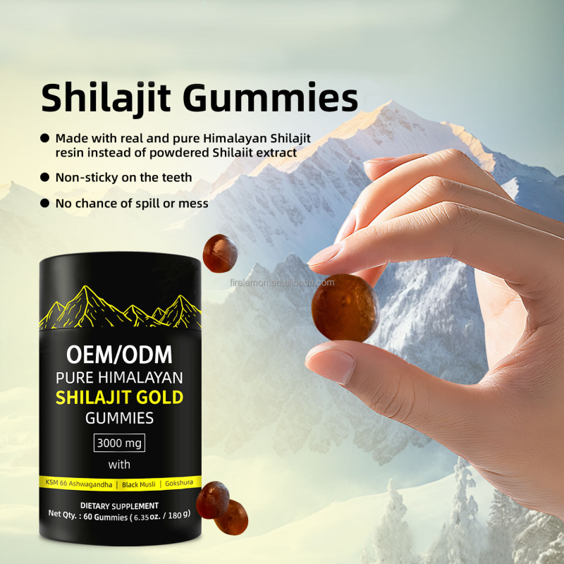 Shilajit Gummies Manufacturer - OEM Himalaya Energy Booster