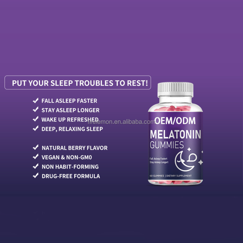 Melatonin Gummies Supplier - Hot Selling Private Label