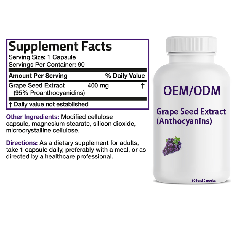 Grape Seed Capsules Supplier - OEM Female Antioxidant