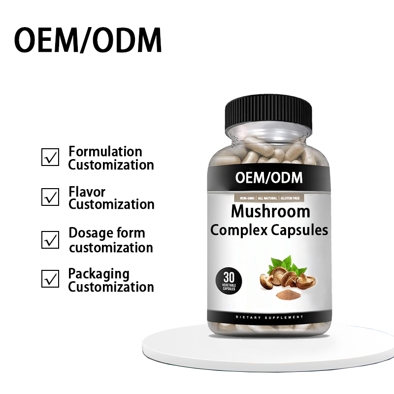 Mushroom Complex Capsules Factory - OEM Organic Immune