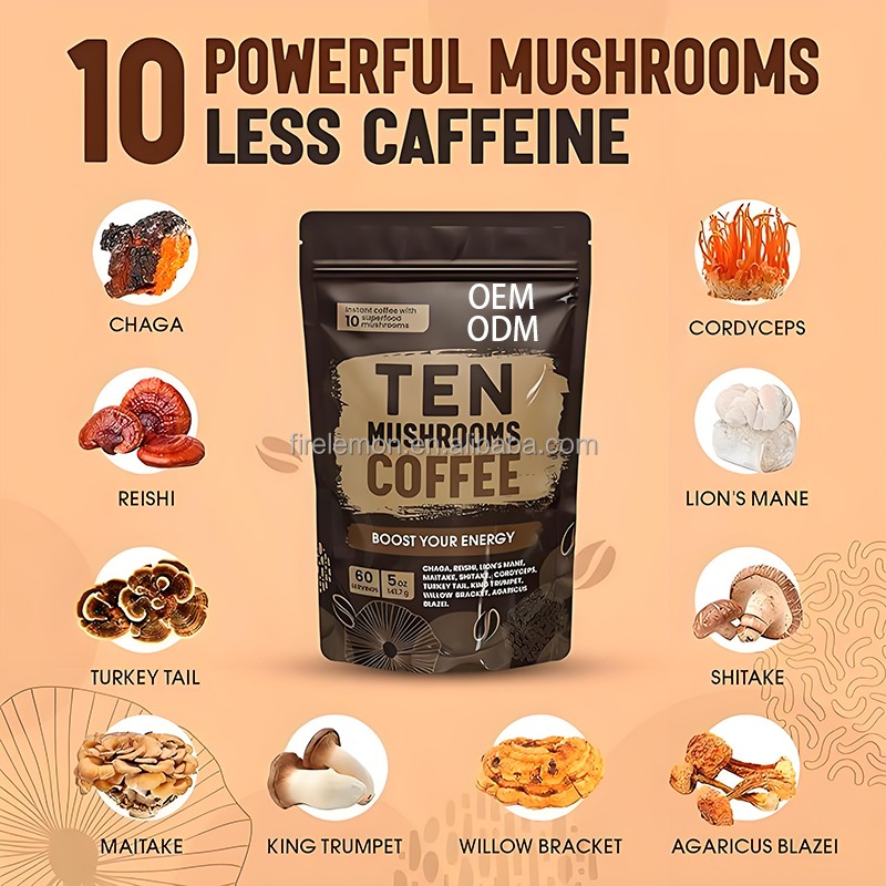 Lion's Mane Coffee Supplier - Customized Organic Instant