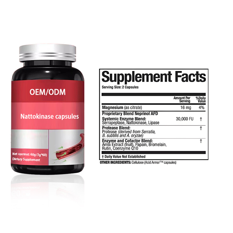 Nattokinase Softgels Manufacturer - OEM Natural Enzyme Extract