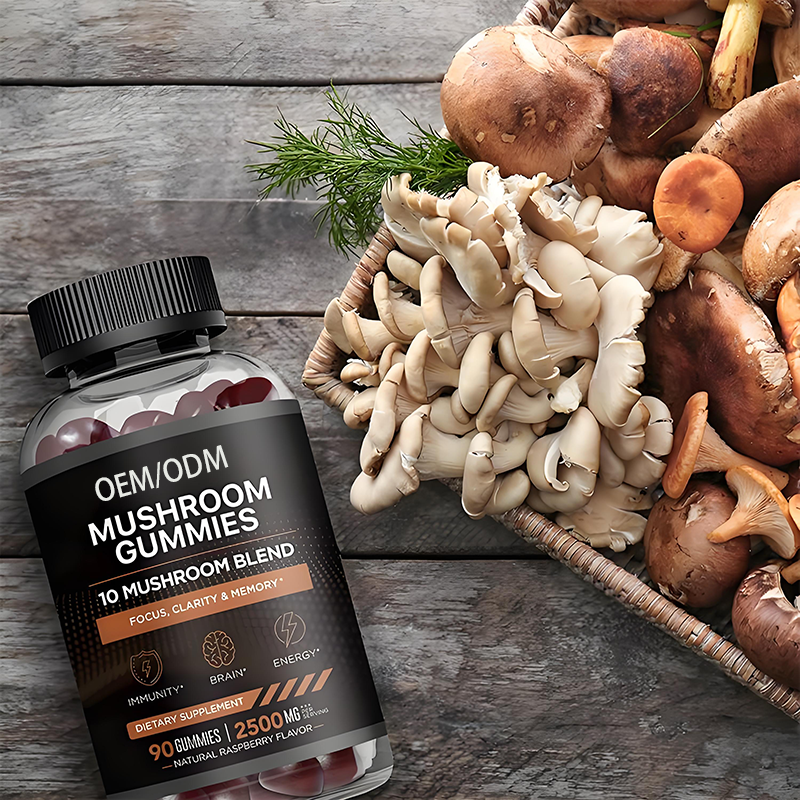 Mushroom Extract Gummies Factory - Quality Raw Material Customised